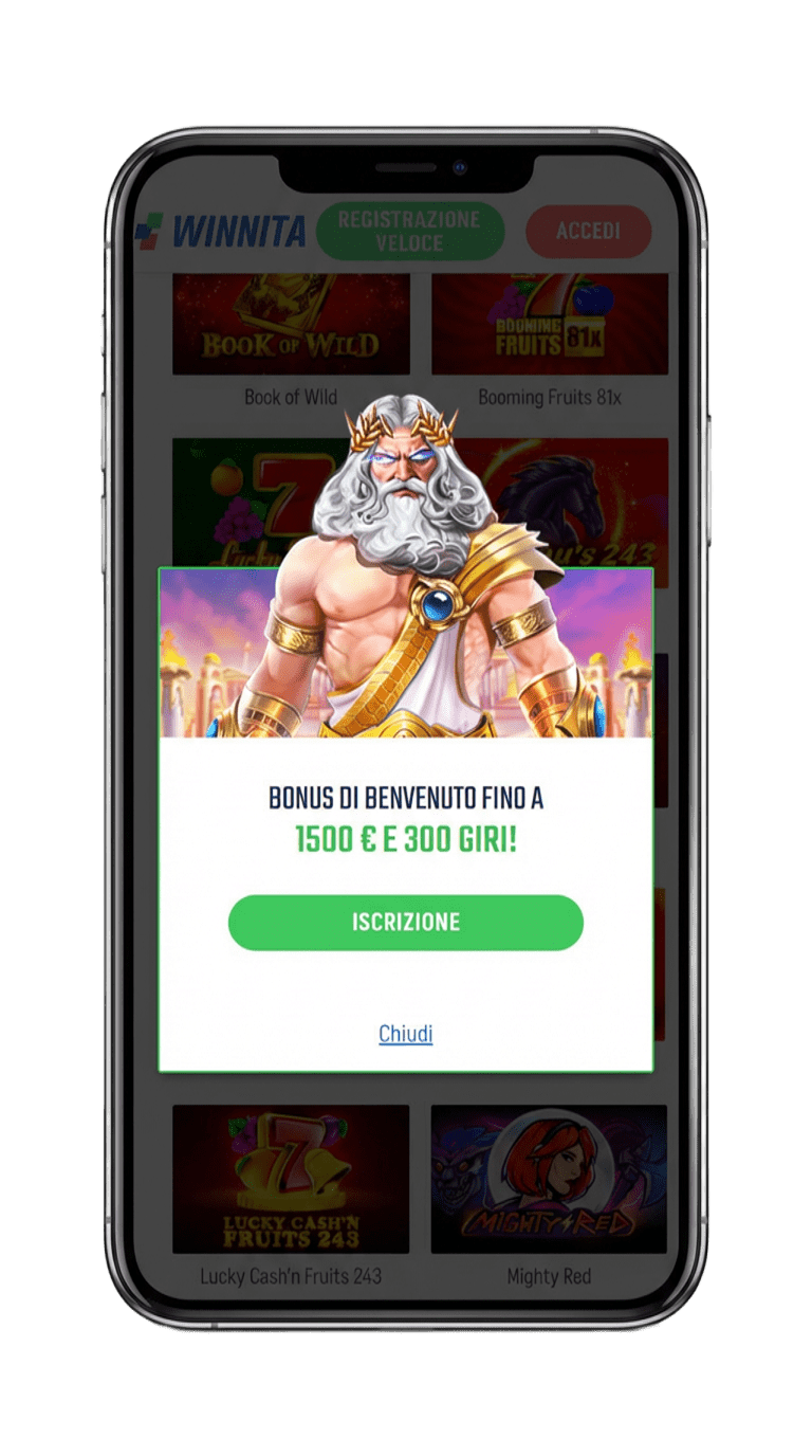 Winnita Casino mobile - giochi popolari
